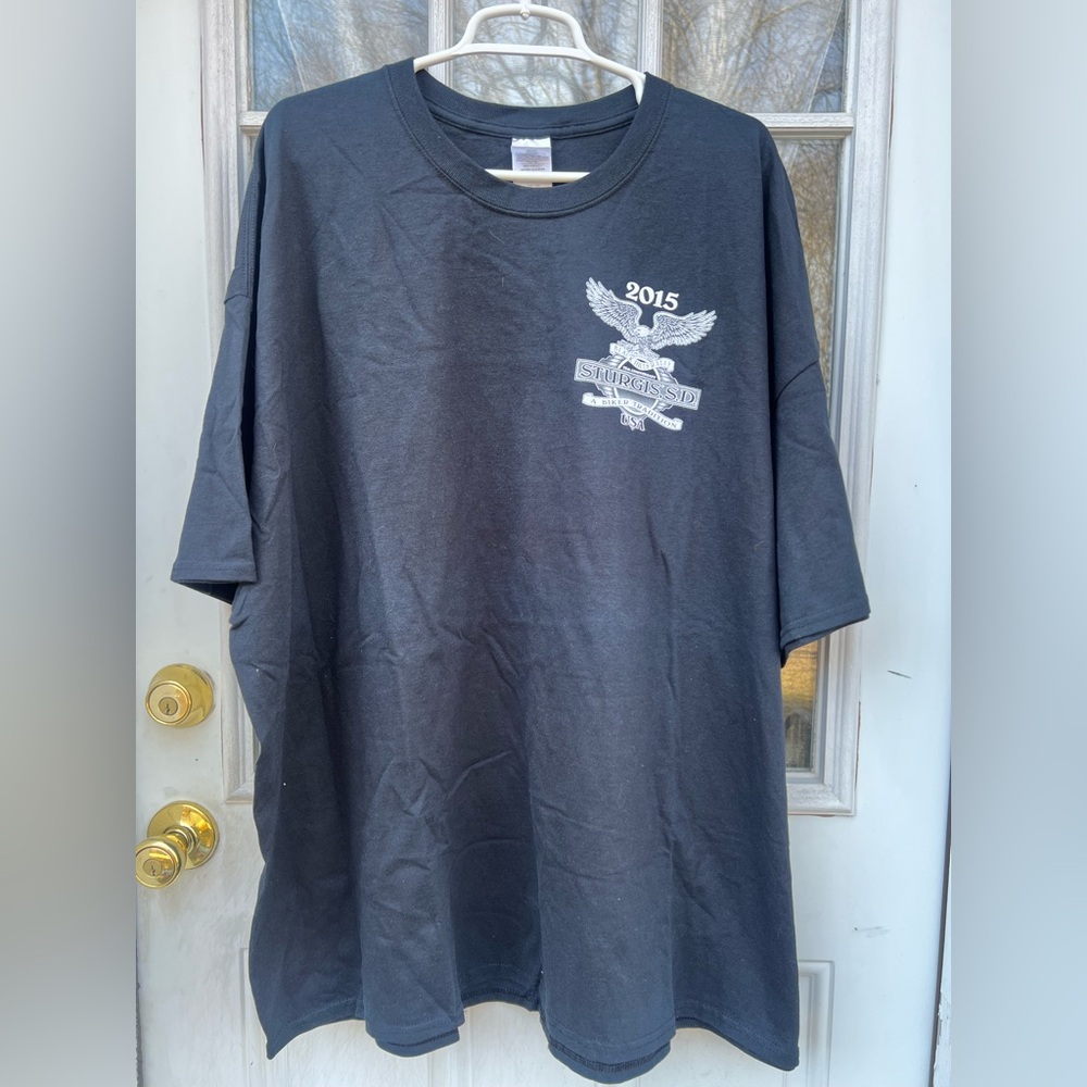 Sturgis Motorcycle Rally 2015 Black Short Sleeve T Shirt NWT ~ Men’s 4XL